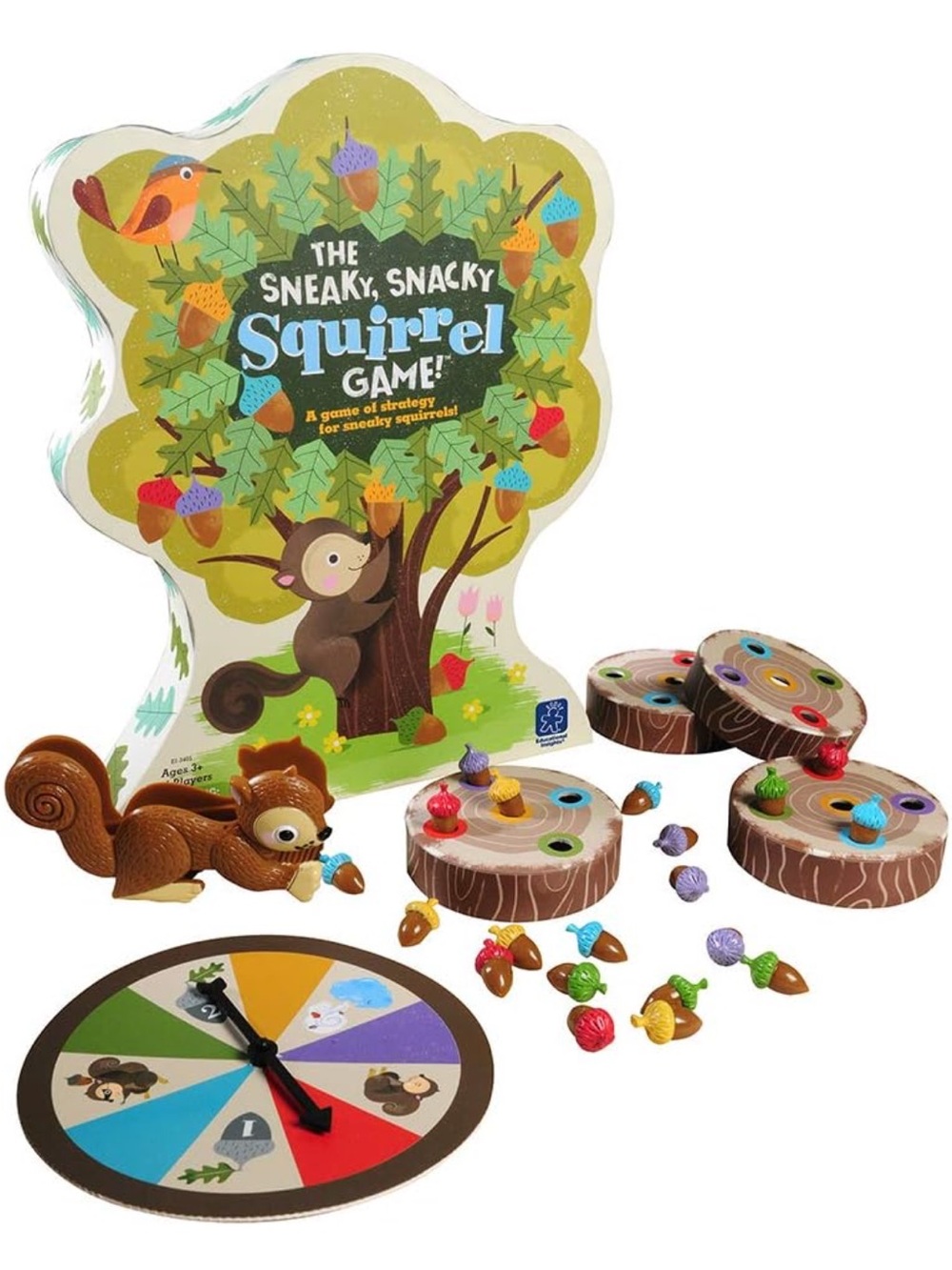 The Sneaky, Snacky Squirrel! Game - Brown & Multicolor
